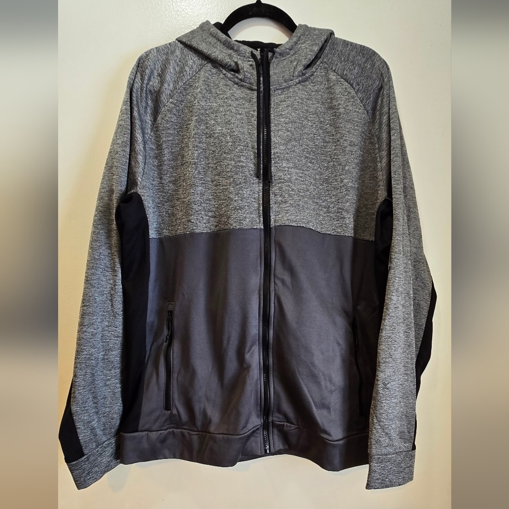 Xersion Gray and Black Performance Jacket From JCPenney